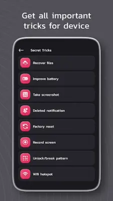Mobile Secret  Tricks & Info android App screenshot 0
